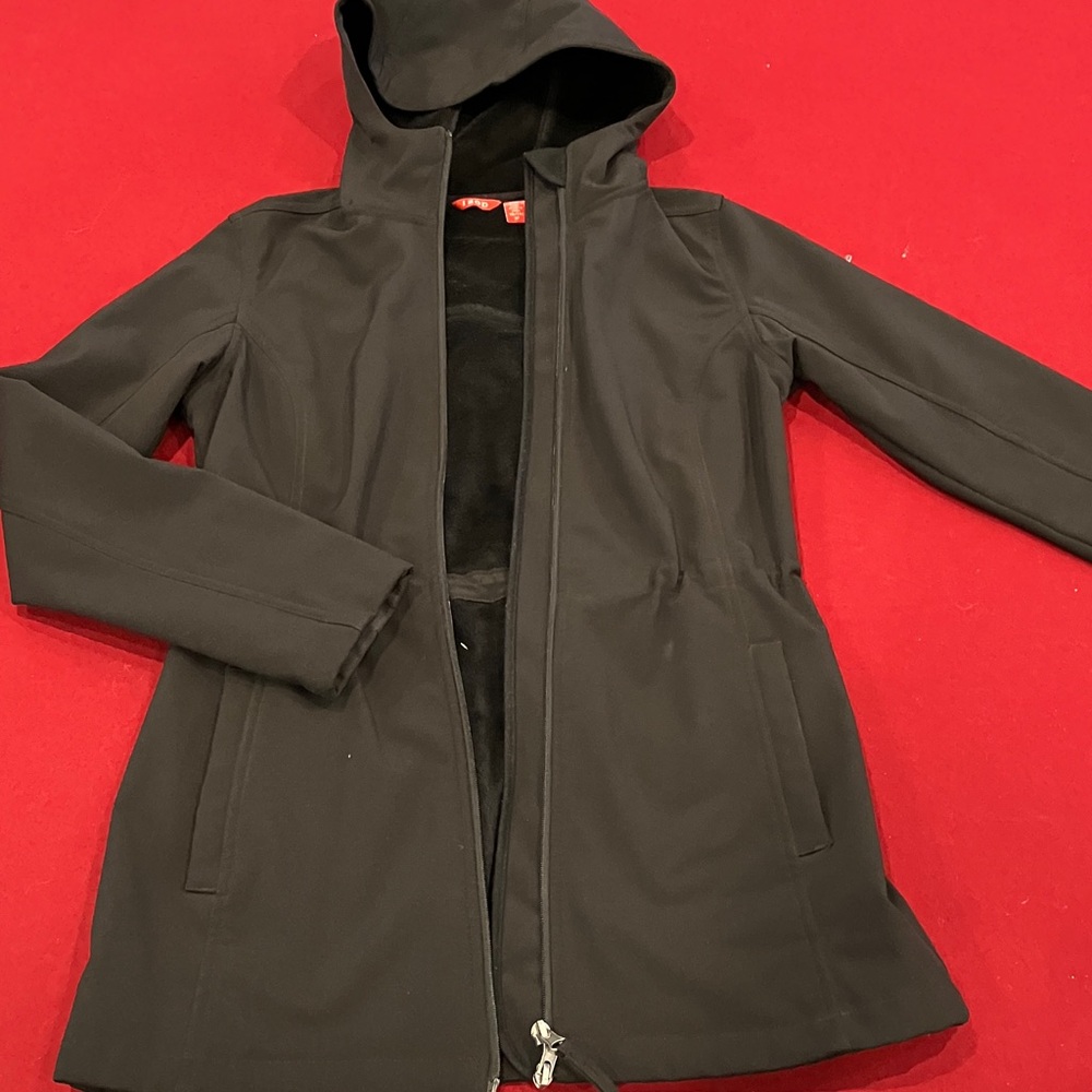 Women's Izod Black Hooded Jacket